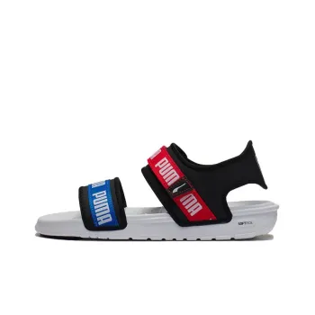 PUMA Signature Softride Casual Sandals Black Red Blue Women's