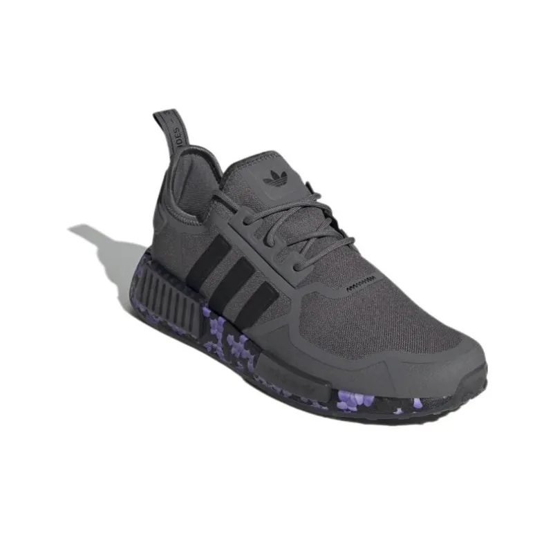 Adidas Nmd R1 Grey Purple Rush-2