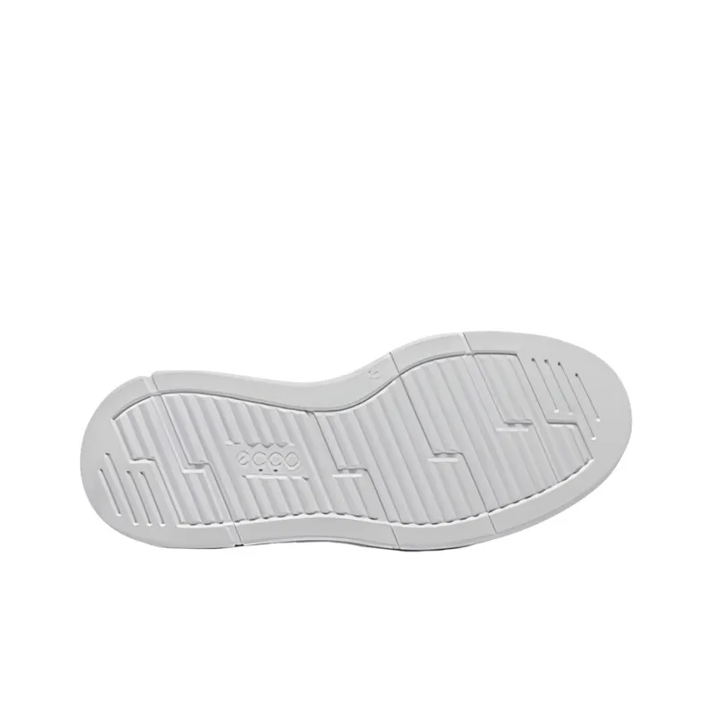 Ecco Softly Cool X Low-Top Skateboard Shoes Women's White Orange-4