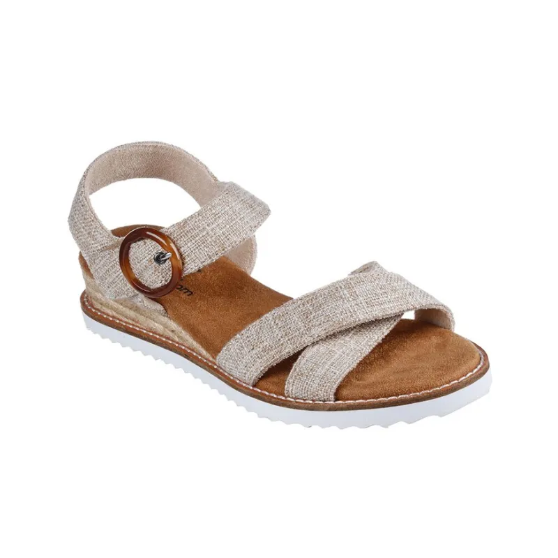 Skechers Bob's Desert Kiss Beach Sandals Women's Gray Brown-2