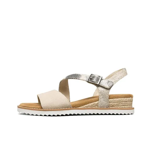 Skechers DESERT KISS Beach Sandals Women's Gray/Silver