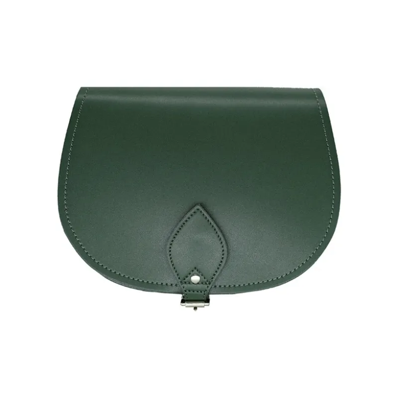 Zatchels Cow Leather Saddle Bag Shoulder Bag Handbag Crossbody Bag Women's-0