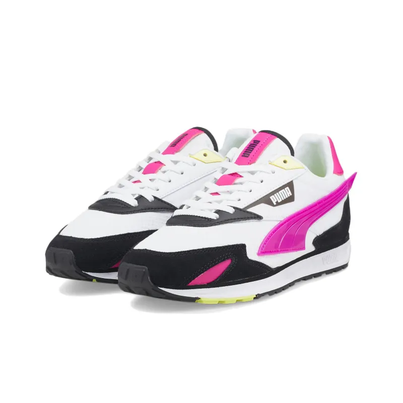 Puma Women's Low Rider Tech 'White Ultra Magenta'-2