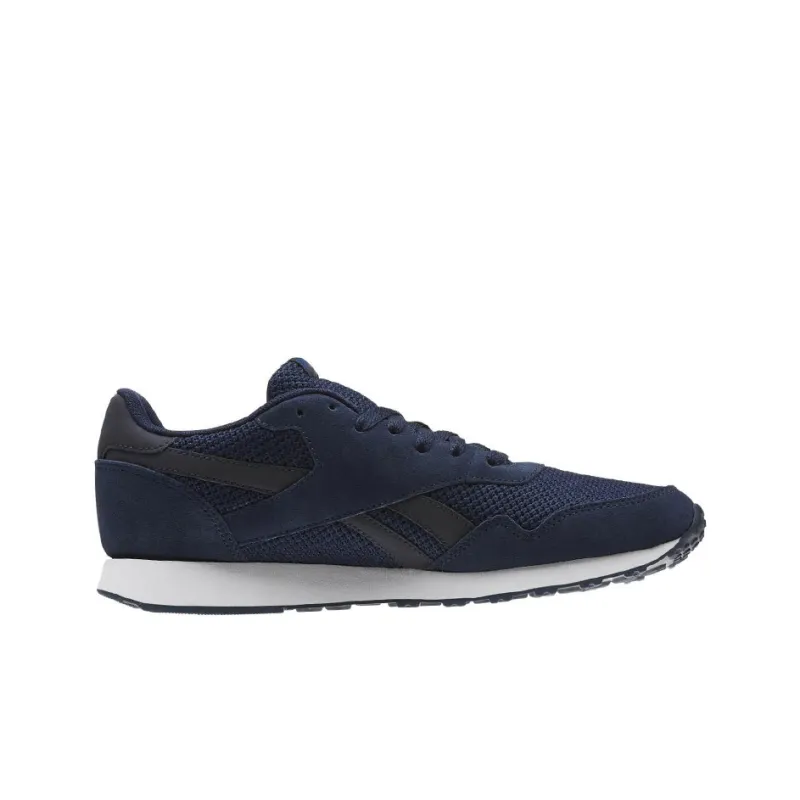 Reebok Royal Ultra Anti-Slip Wear-Resistant Low-Top Running Shoes Blue White-1