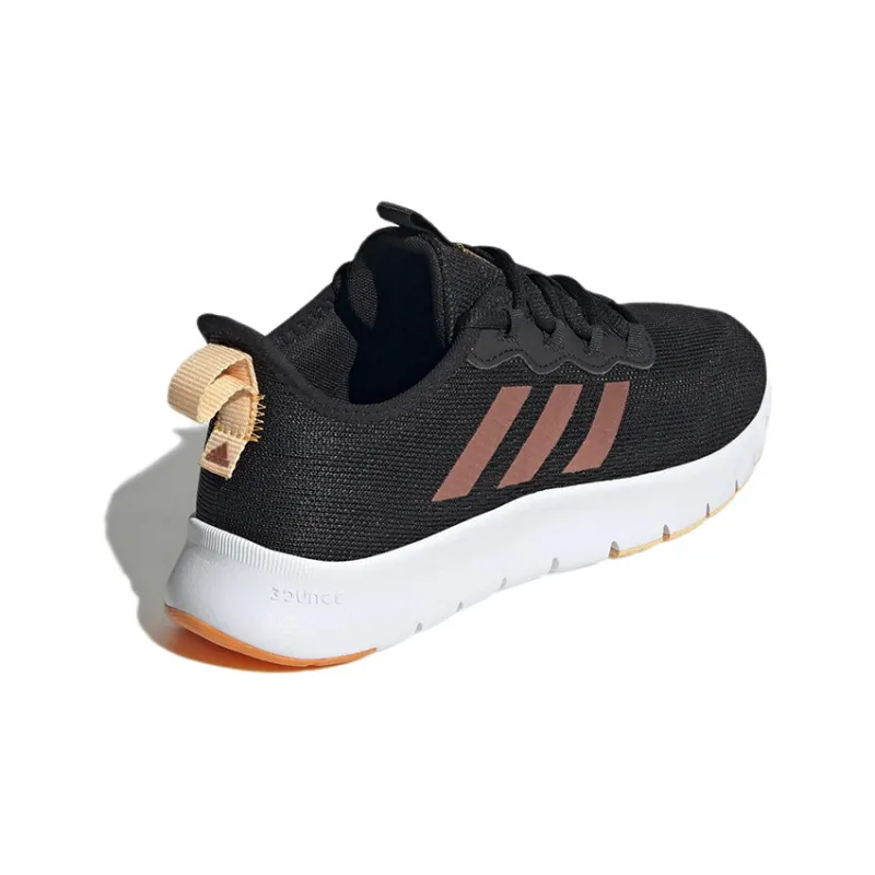 Adidas Nario Move Wear-Resistant Low-Top Running Shoes Women's Black-3