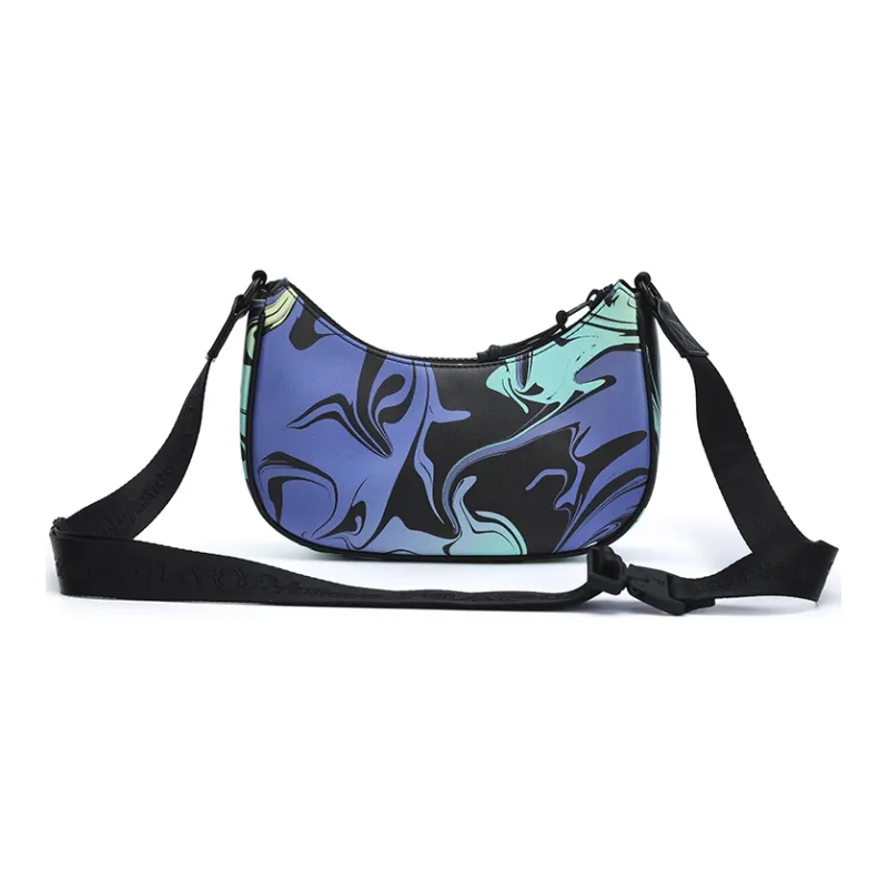 FILA FUSION Synthetic Leather Shoulder Bag Crossbody Bag Regular Unisex Santorini Blue-2