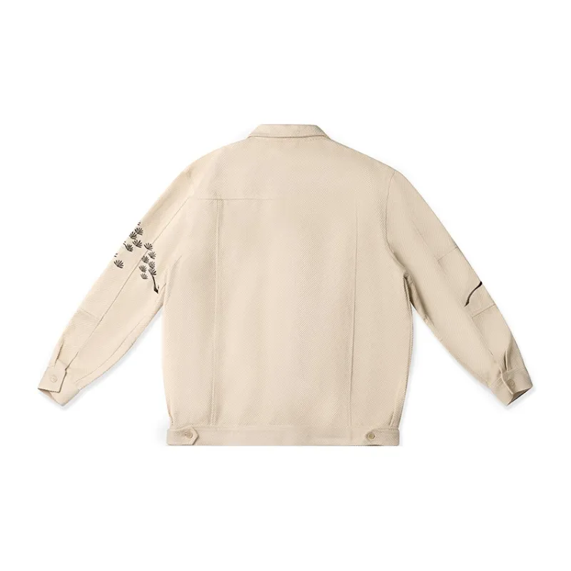 Cheng Jin Yi Bureau Loose Fit Jacket Unisex White-1