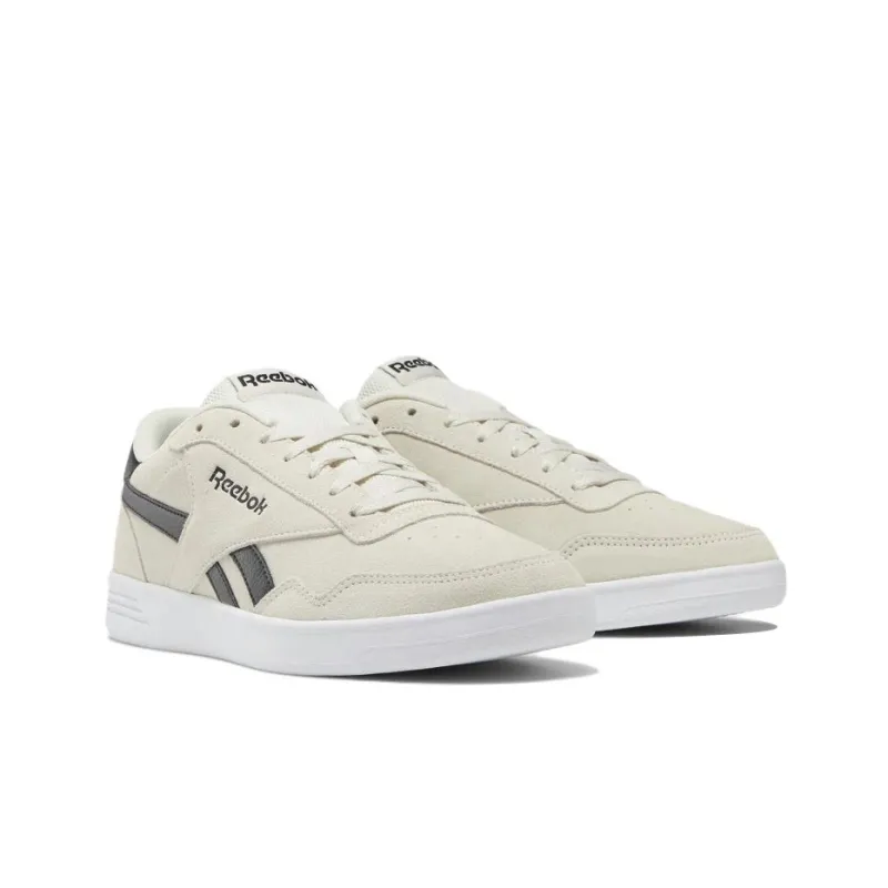 Reebok Royal Techque T Anti-Slip Wear-Resistant Low-Top Skateboard Shoes Men's Light Brown Blue-2