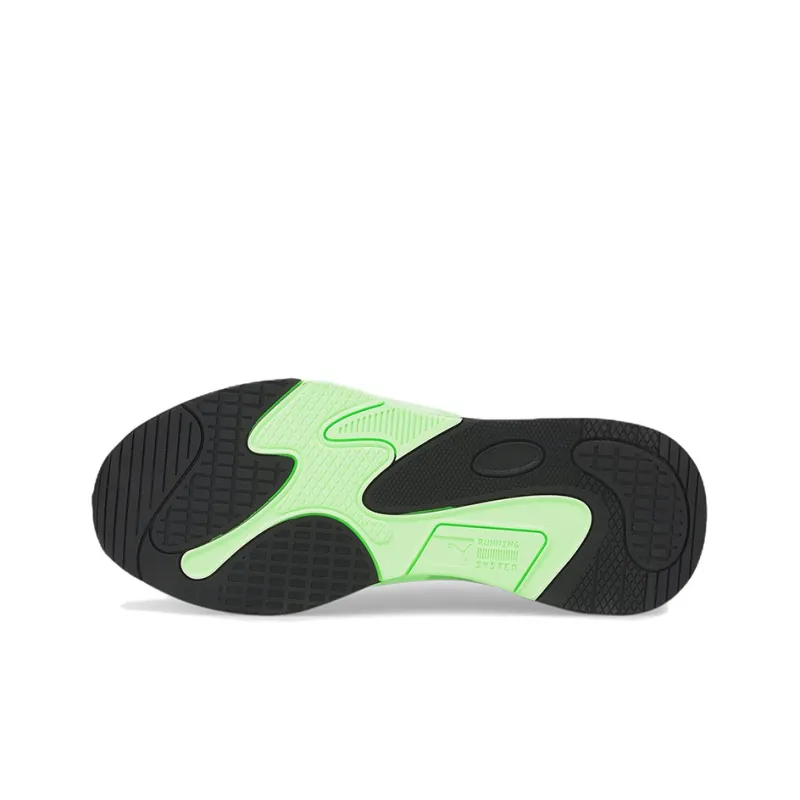PUMA BMW M Motorsport RS-Fast Cushioning Anti-Slip And Wear-Resistant Low-Top Casual Shoes Men's Black Green-4
