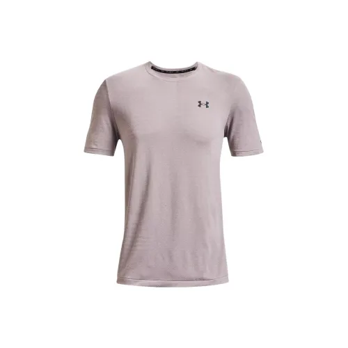 Under Armour RUSH T-Shirts Men Limestone White