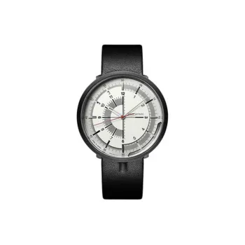ISSEY MIYAKE Automatic Mechanical Movement Leather Watch Bands Watch Men's Watch White Dial