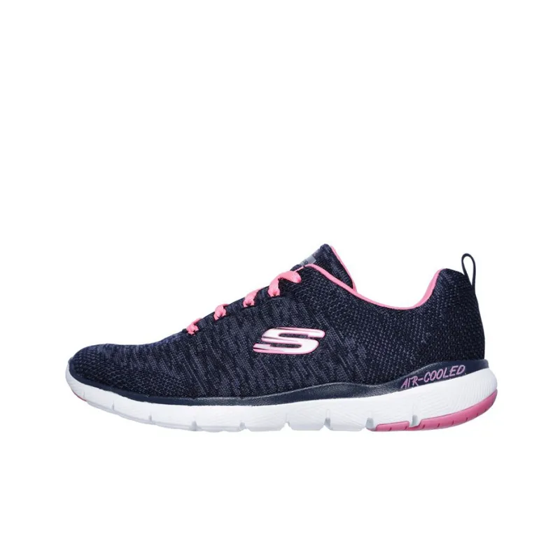 Skechers Flex Appeal 3.0 Casual Shoes Women's Low-Top Blue/Pink-0
