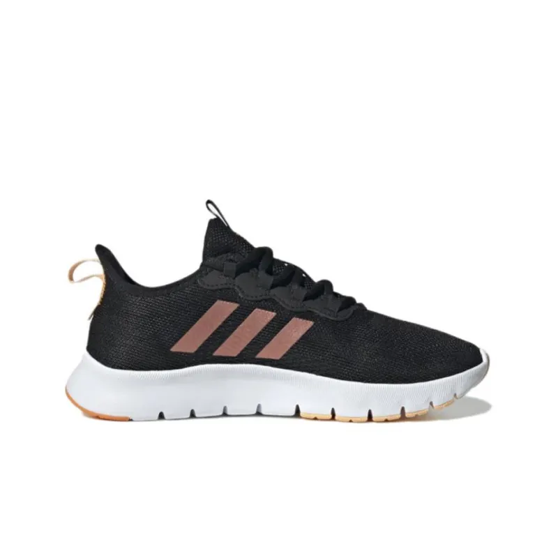 Adidas Nario Move Wear-Resistant Low-Top Running Shoes Women's Black-1