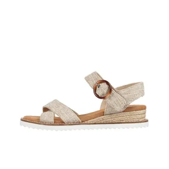 Skechers Bob's Desert Kiss Beach Sandals Women's Gray Brown