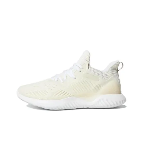 Adidas AlphaBounce Running Shoes Men Low-Top Off White