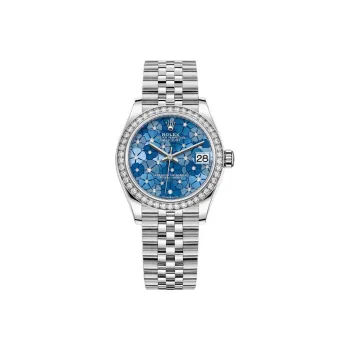 ROLEX Log Series Automatic Mechanical Movement Women's Watch Watch 31mm Blue Dial