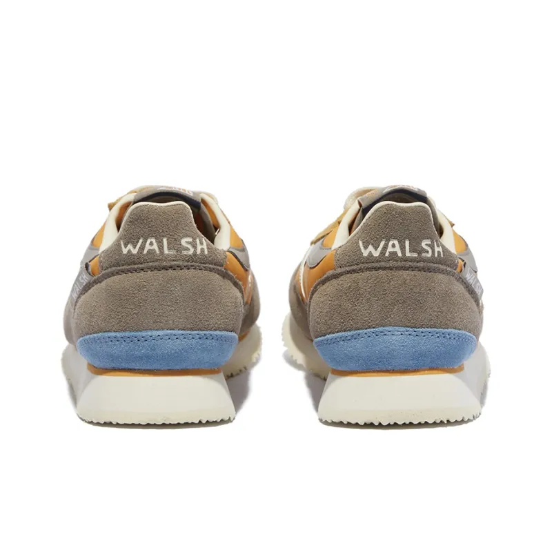 Norman Walsh Lightweight And Wear resistant Low Top Running Shoes Unisex Gray Yellow-4