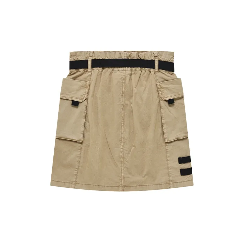 FILA FUSION Casual Short Skirts Women's Timber Khaki-1