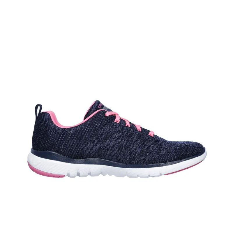Skechers Flex Appeal 3.0 Casual Shoes Women's Low-Top Blue/Pink-1