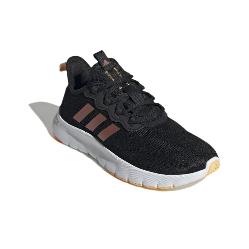 Adidas Nario Move Wear-Resistant Low-Top Running Shoes Women's Black-2