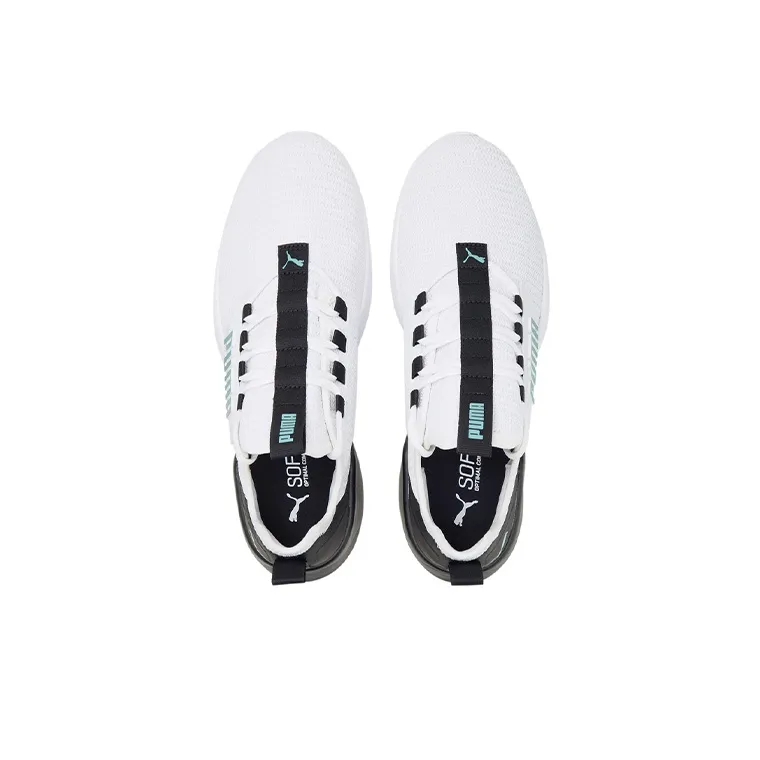 PUMA Retaliate Block Low-Top Running Shoes Men's White Black-2