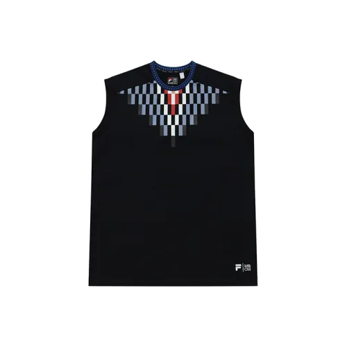 Marcelo Burlon X FILA FUSION Marcelo Burlon Collaboration Collection Tank Tops Men Pitch Black