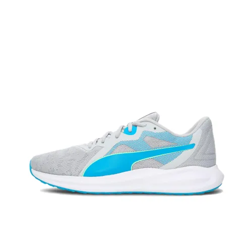 PUMA Twitch Runner Running Shoes Men Low-Top Gray Blue