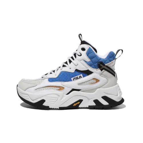 FILA Ray Tracer Casual Shoes Men High-Top White/Blue/Black