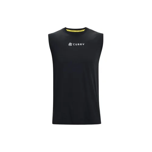 Under Armour Curry Tank Tops Men Black