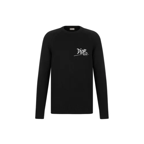 DIOR Quarterly New Products Cashmere Sweaters Men Black