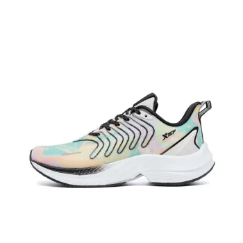 XTEP Speeding 3.0 Running Shoes Women's Beige Yellow Green Purple