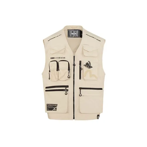 EVISU Vests Men Light Apricot