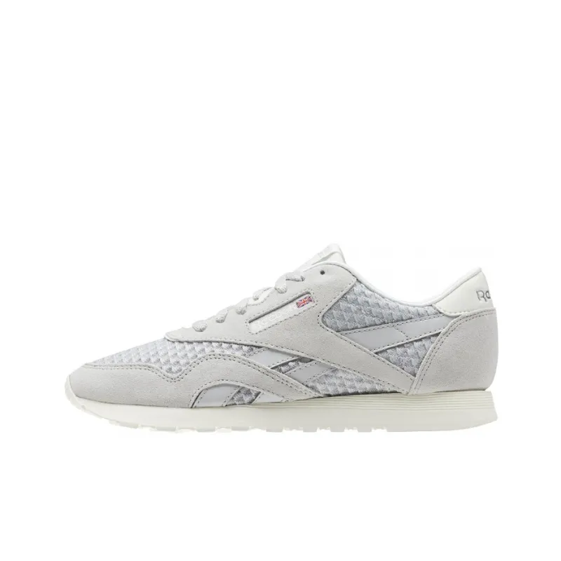Reebok Classic Nylon Cushioning Anti-Slip And Wear-Resistant Low-Top Running Shoes Women's Gray-0