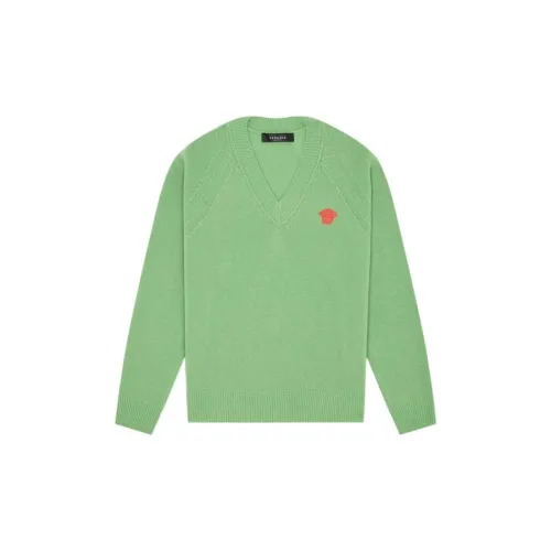 VERSACE Cashmere Sweaters Men Green