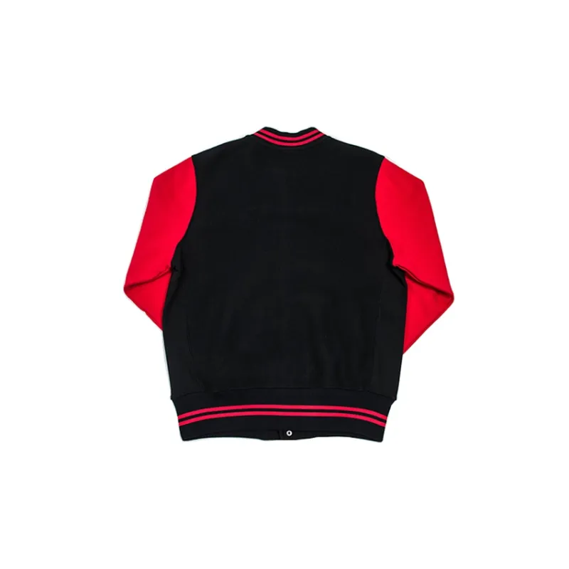 Champion Baseball Jacket US Version Unisex Red Black-1