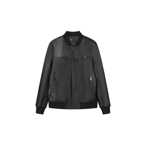 FILA leather jacket Male 