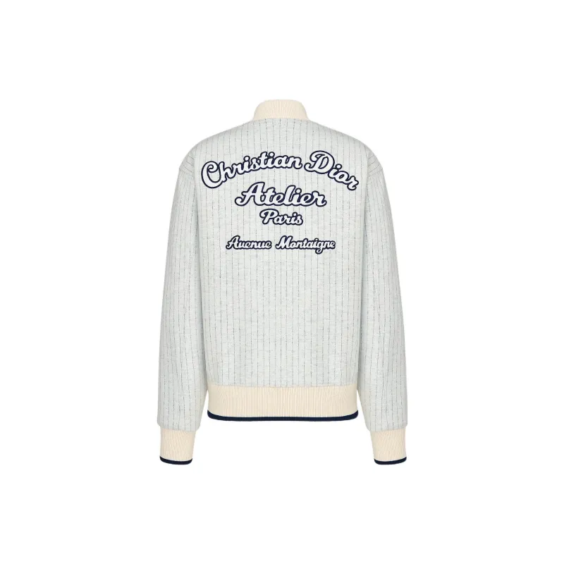 DIOR Quarterly New Products Baseball Jerseys Men White-1