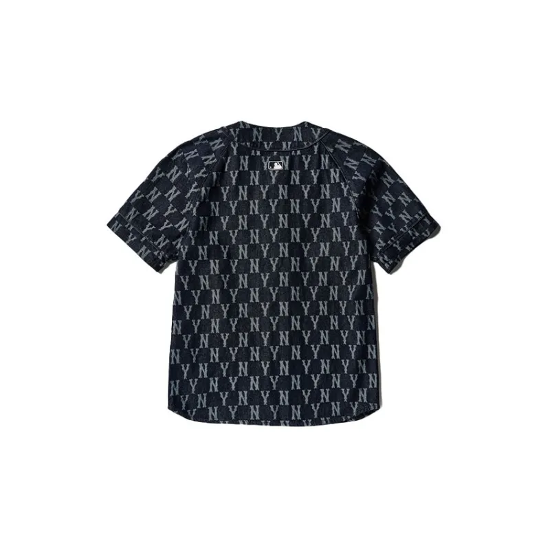 MLB New York Yankees Baseball Jerseys Unisex Dark Blue-1