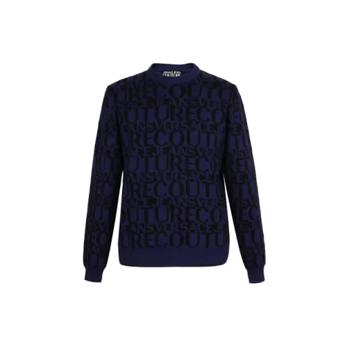 VERSACE JEANS COUTURE Sweaters Men Blue