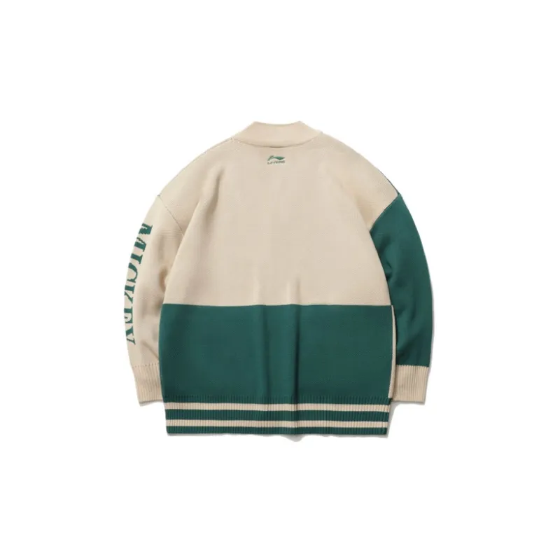 LiNing x Disney Sweater Unisex Blue Spruce Green-1