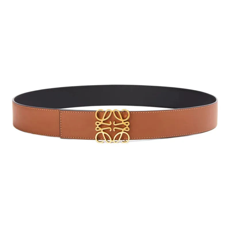 LOEWE Logo Buckled Reversible Belt-1