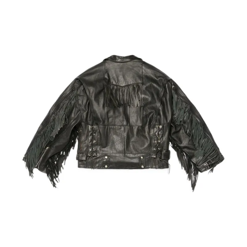 Balenciaga Upcycled Biker Jacket-1