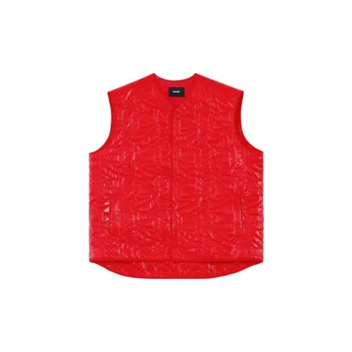 WE11DONE Vests Unisex Red