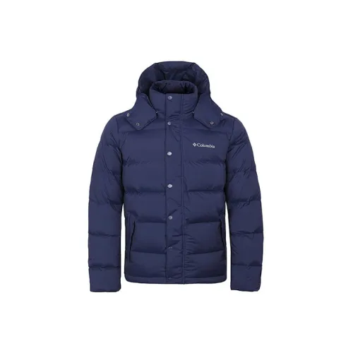 Columbia Down Jackets Men Blue