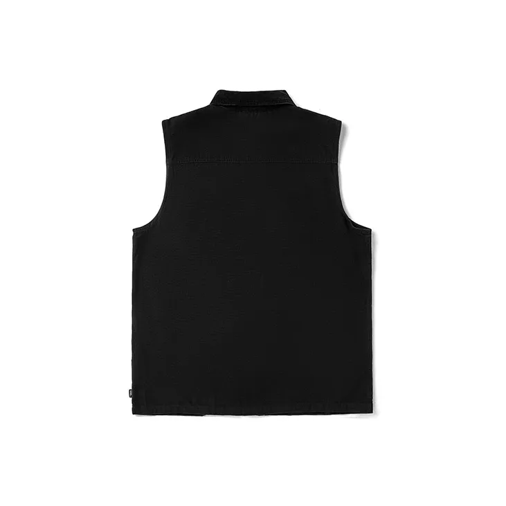 Vans Drill Canvas Vests Unisex Black-1