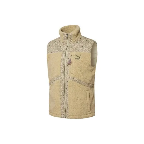 PUMA PAISLEY WOVEN Vests Men Khaki