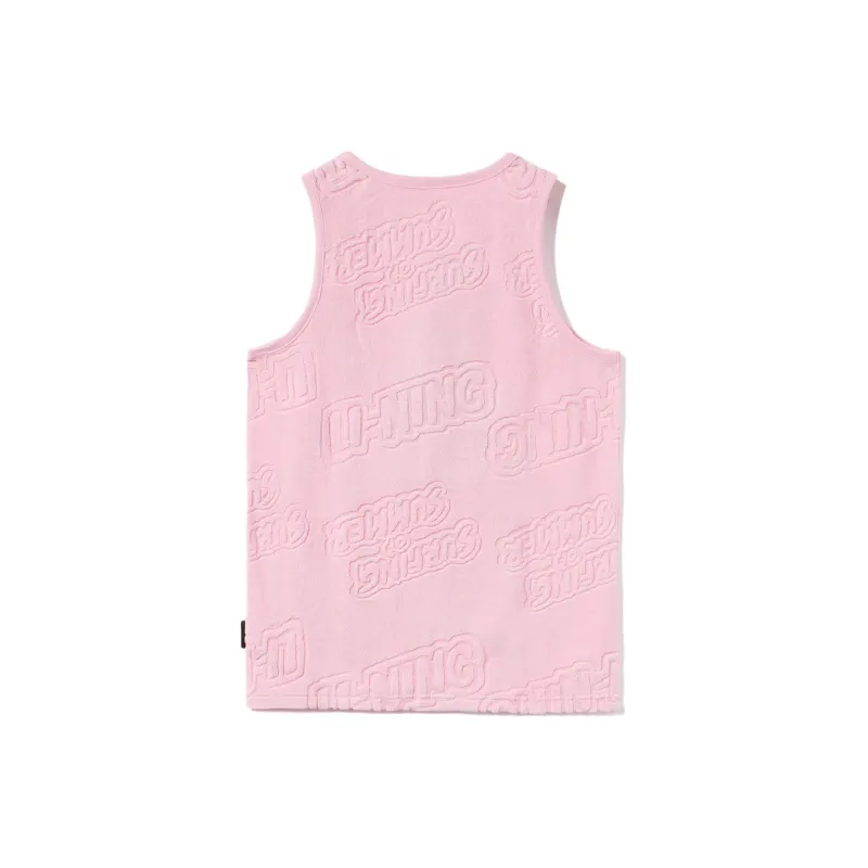 LiNing Sports Fashion Collection Tank Tops Unisex Phoenix Blossom Pink-1