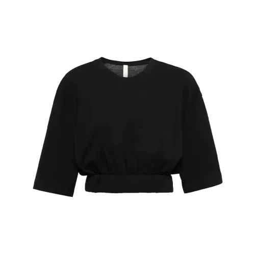 DION LEE Crop Tops Women's Black