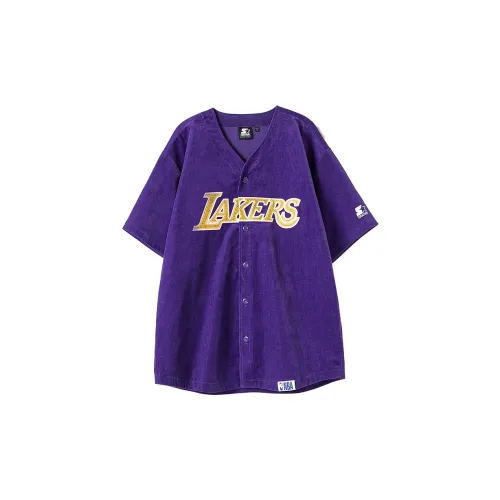 Nba STARTER X NBA Baseball Jerseys Unisex Purple