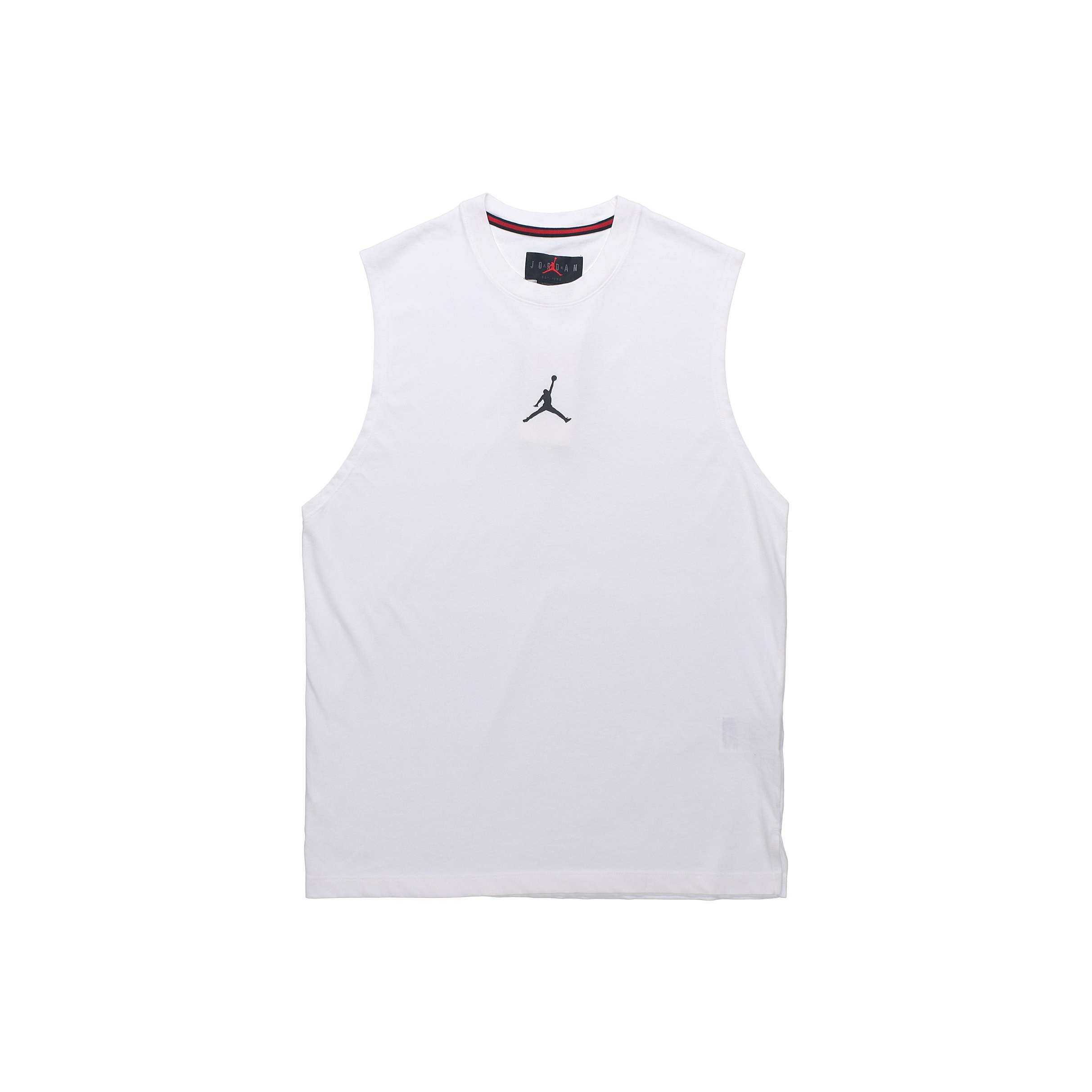 Jordan Air Men s Training Quick Dry Knit Crewneck Sleeveless Tank White POIZON